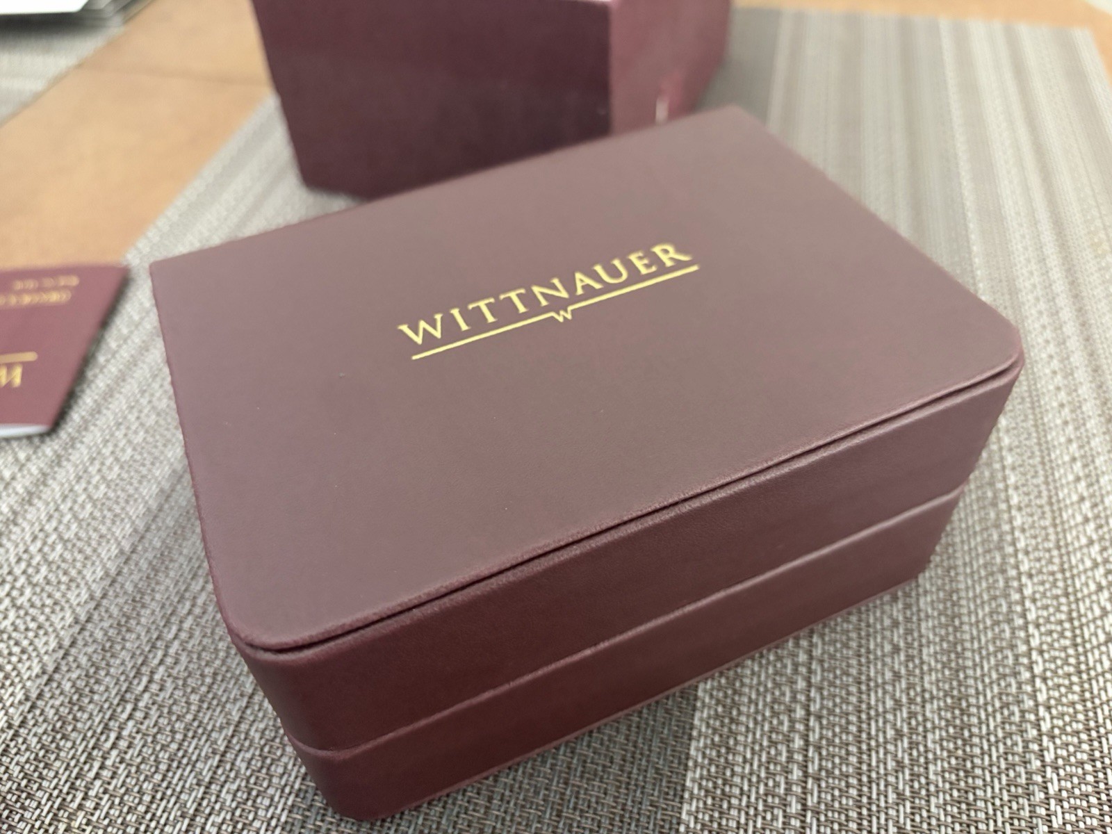 WITTNAUER 12C00 In Box Never Worn Watch Mens Wristwatch