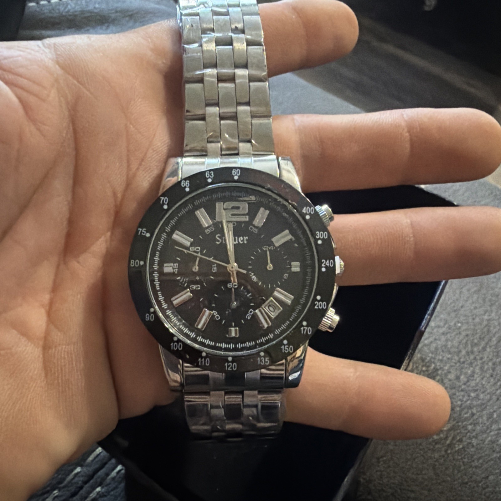 Stauer Jet Setter Chronograph Men’s Watch Water Resistant Tested Working