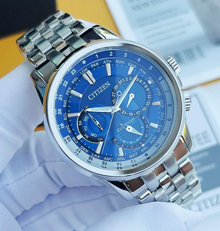 Citizen Eco-Drive Calendrier Stainless Steel Men’s Watch BU2021-51L