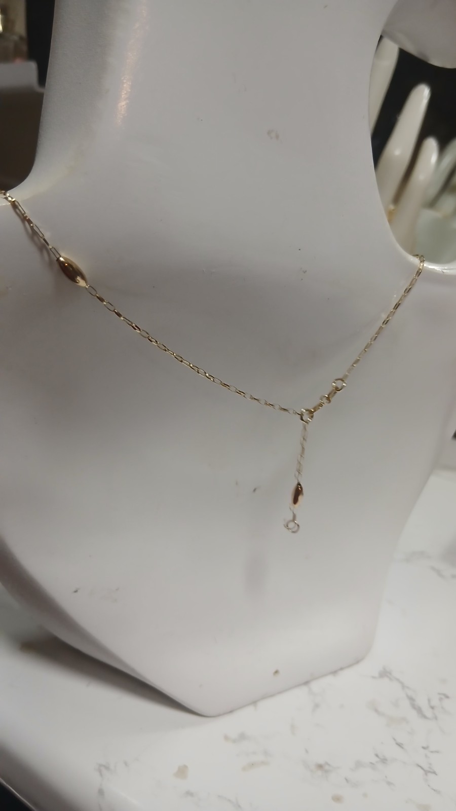 9ct yellow Gold belcher necklace