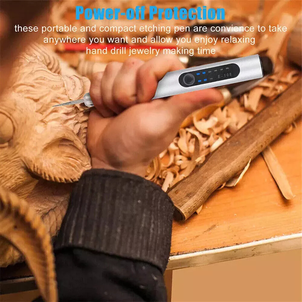 Engraving Pen with 33Bits Electric Cordless Rotary Tools Professional Engraver