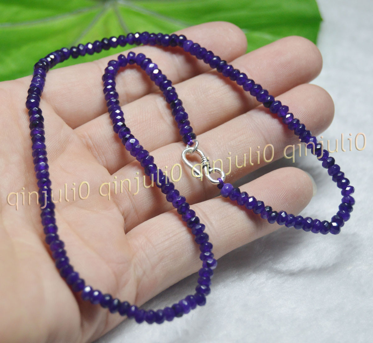 Multicolor 2x4mm Faceted Assorted Gemstones Jade Rondelle Beads Necklace 16-36”