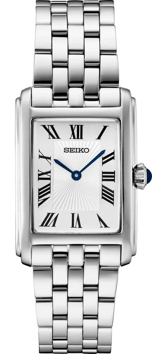 *BRAND NEW* Seiko Essentials Quartz White Dial Silver-tone Women’s Watch SWR083