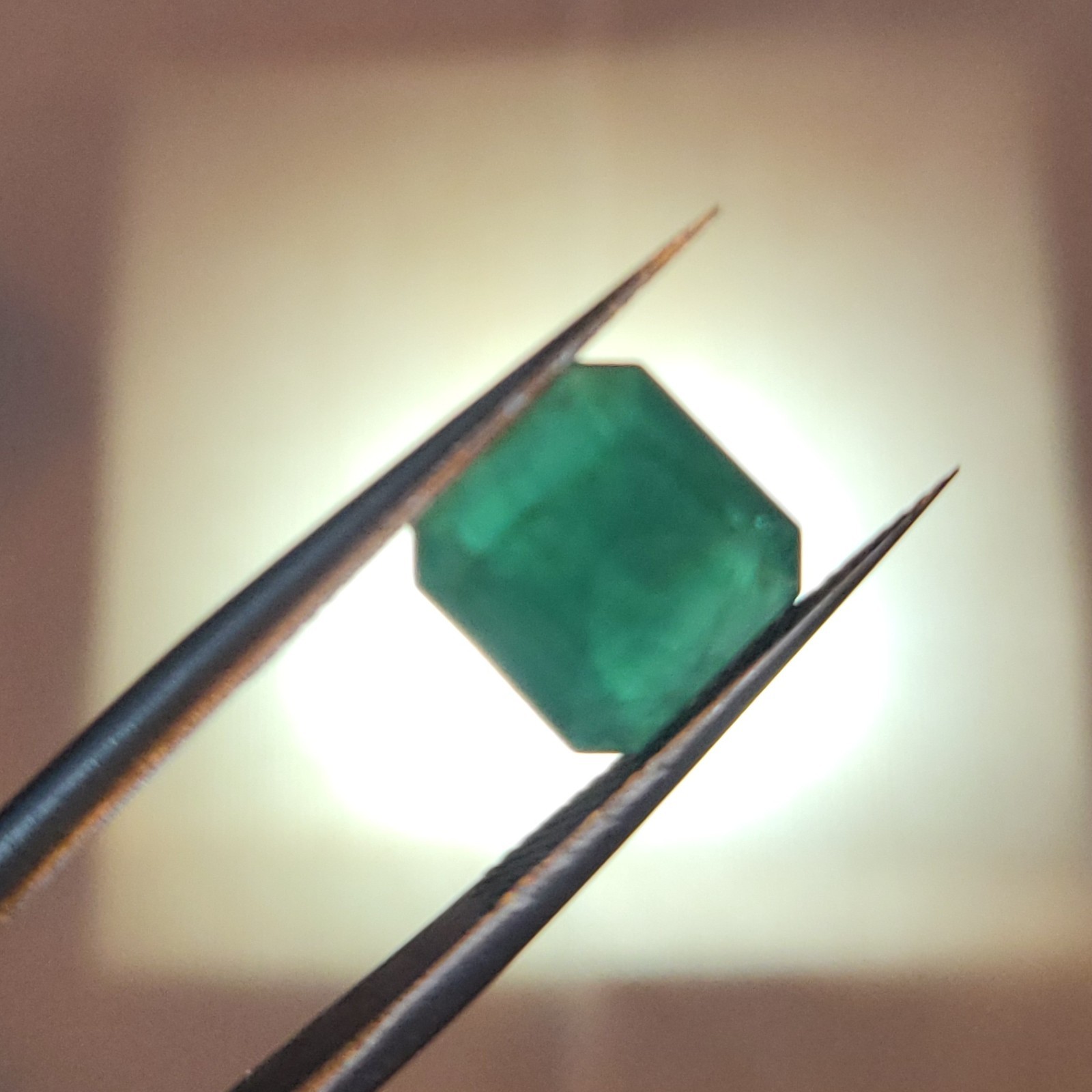 Natural Untreated Certified Rich Green Translucent Columbian Emerald 3.63ct