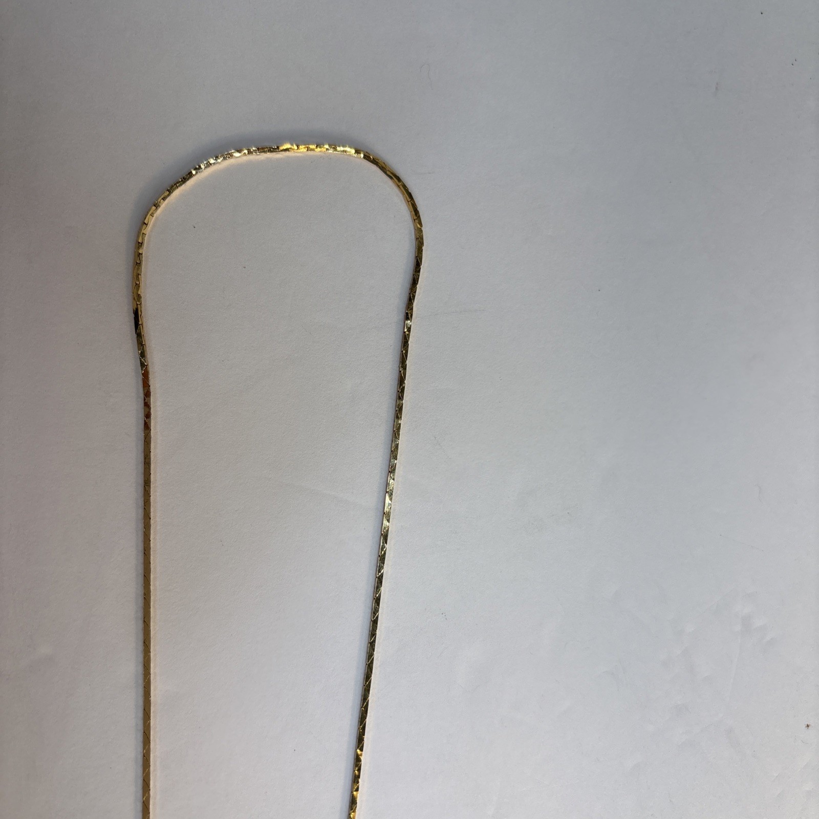 Vintage Gold Tone Filigree Butterfly Adjustable Slider Necklace 29”