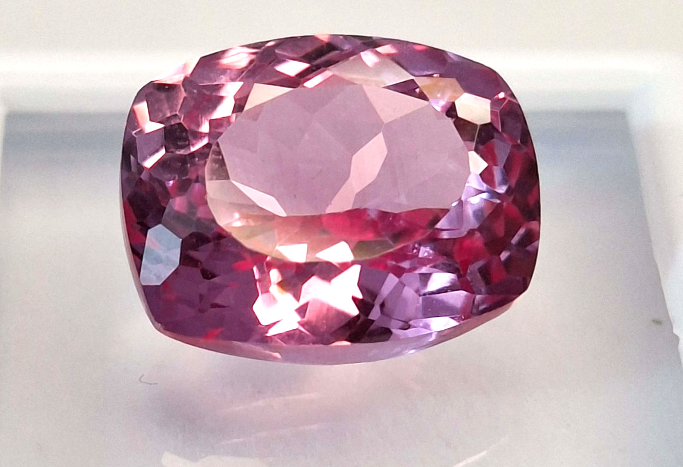 Pink Morganite Natural Cushion Cut 10-12 Ct Certified Loose Gemstone RK516