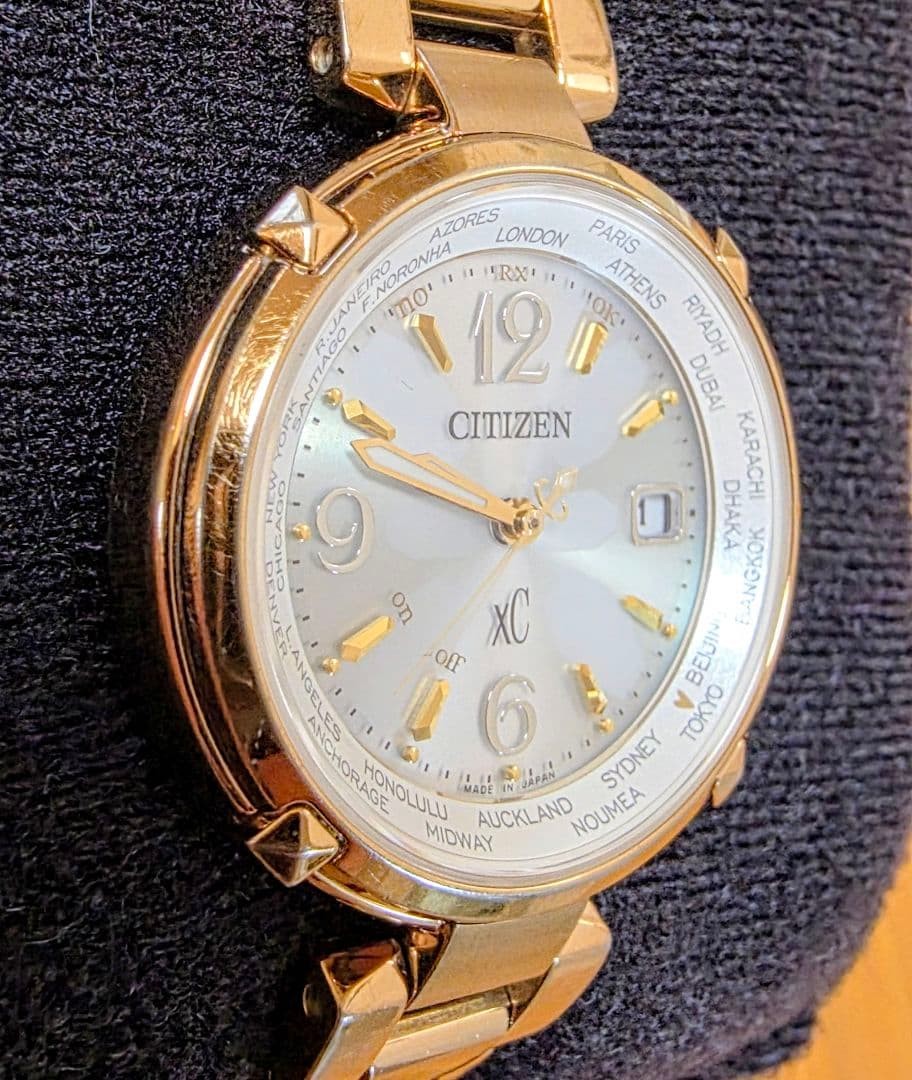Citizen xC Happy Flight Titanium Wrist 17cm/6.7in Radio Solar Watch NB/NA