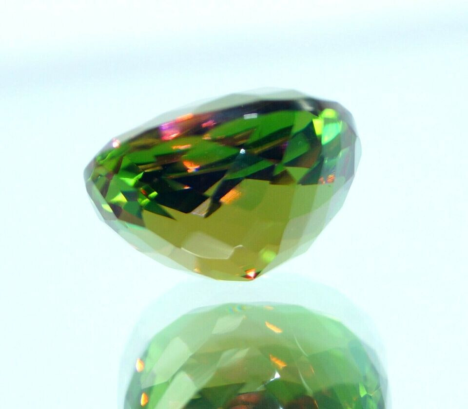 AAA+ Large Natural Zultanite 7 Color Cushion Cut 31.50 Ct. Turkish Loose Gemston