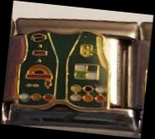 Italian Charm – Girl Scout Vest – 9mm Italian Charm Link