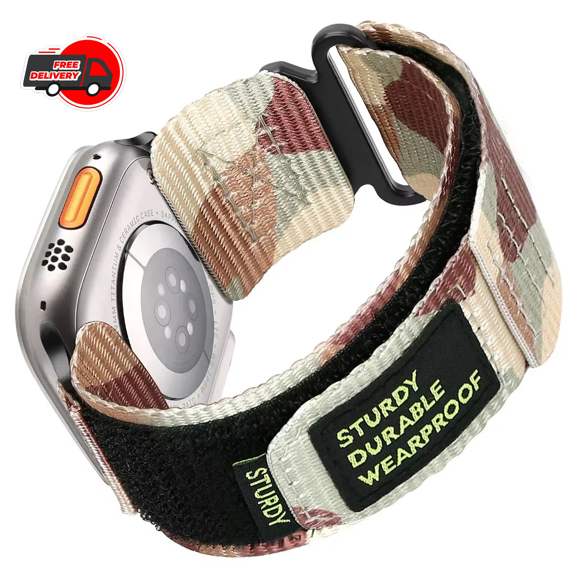 Sports Nylon Strap For Apple Watch iWatch Band 49mm 45mm 44mm 42mm 41mm 40mm SE