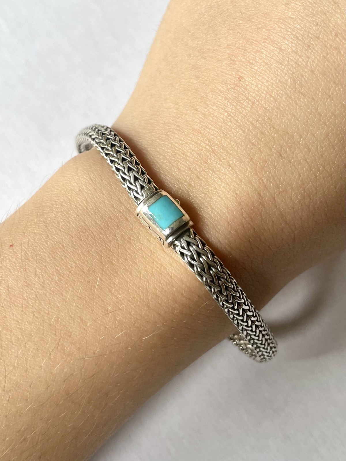 John Hardy Classic Chain with Turquoise 7.5″ Bracelet