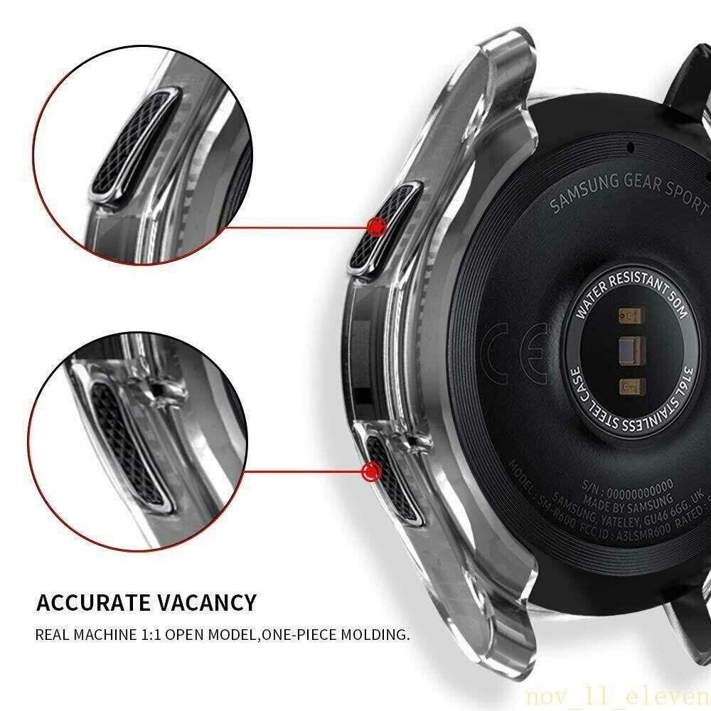 2 Pack Soft TPU Protector Watch Case Cover For Samsung Galaxy Watch 42mm 46mm