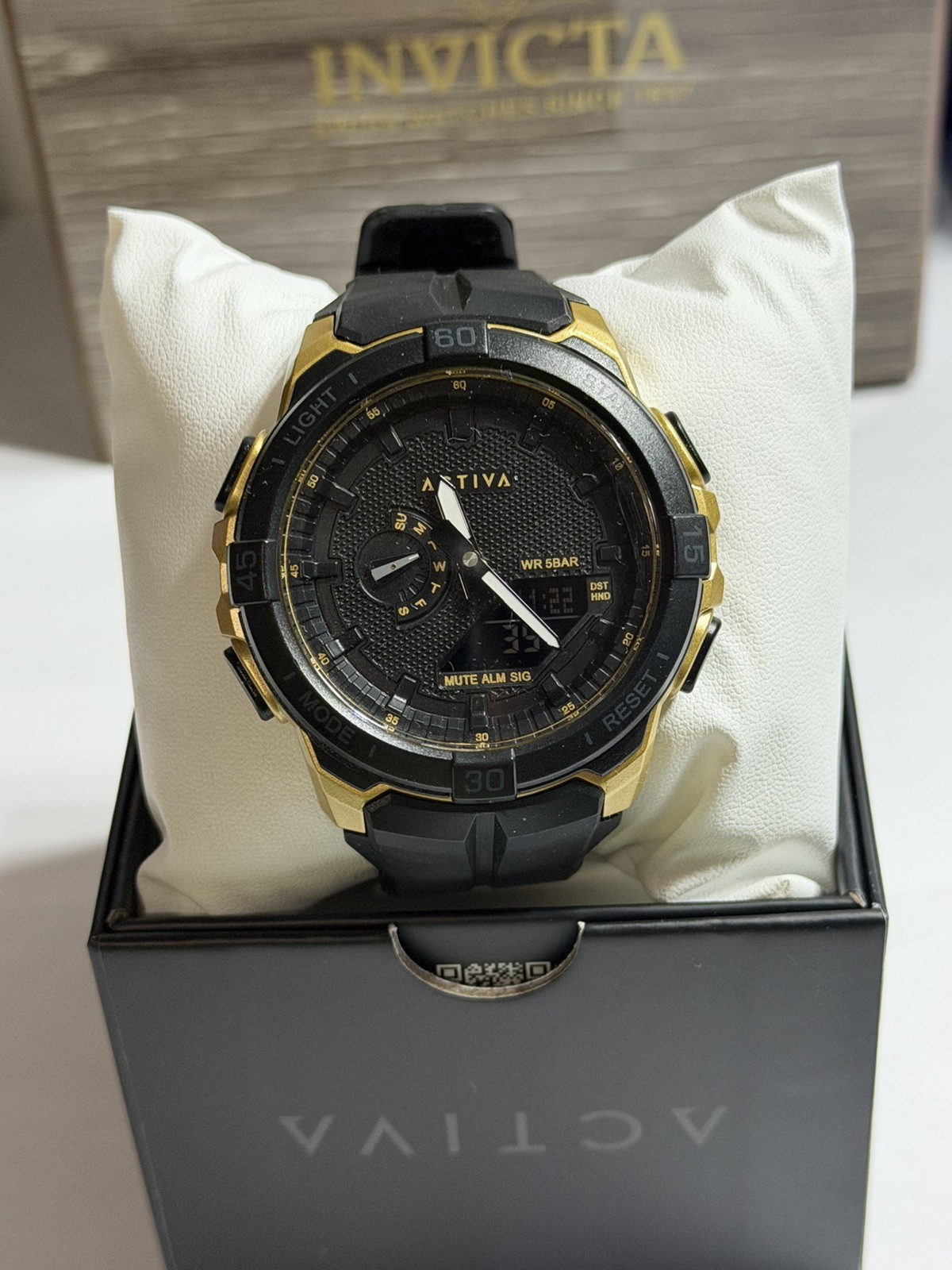 Activa X Invicta Digital Essentials Men’s Watch 53mm Black ACW2583-003