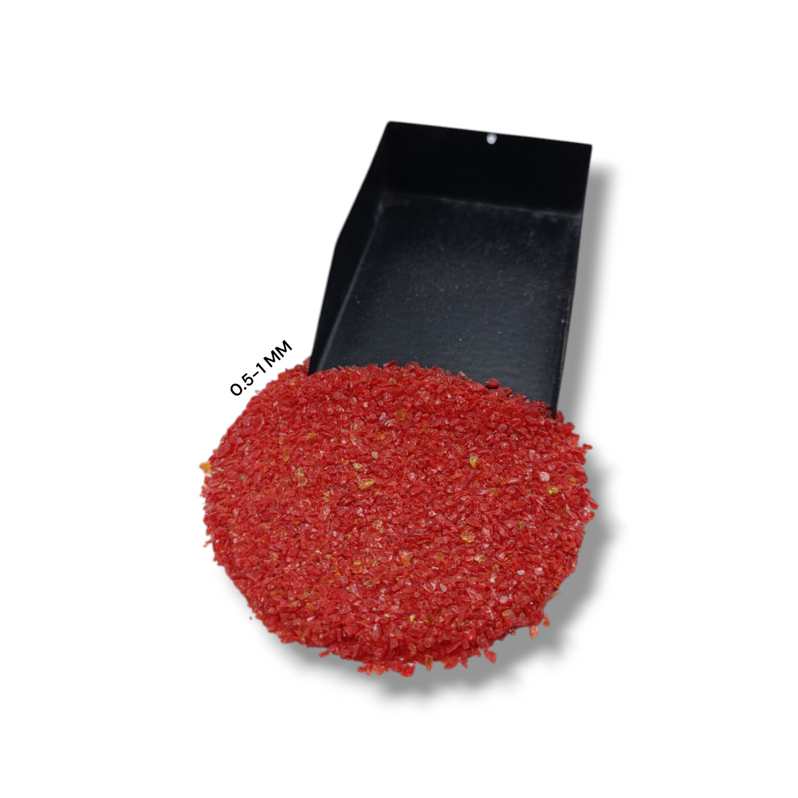 Crushed Opaque Red Hydro Quartz Crushed Gemstone Coarse All Size For Inlays