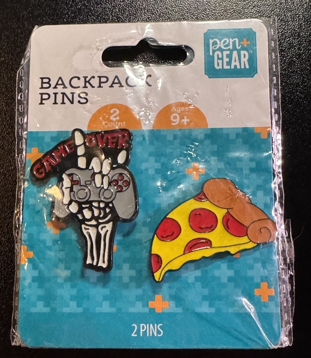 Fun Pin Bundle 3 New Backpack Pin Packs PacMan Dangle Earrings Free Mystery Pin