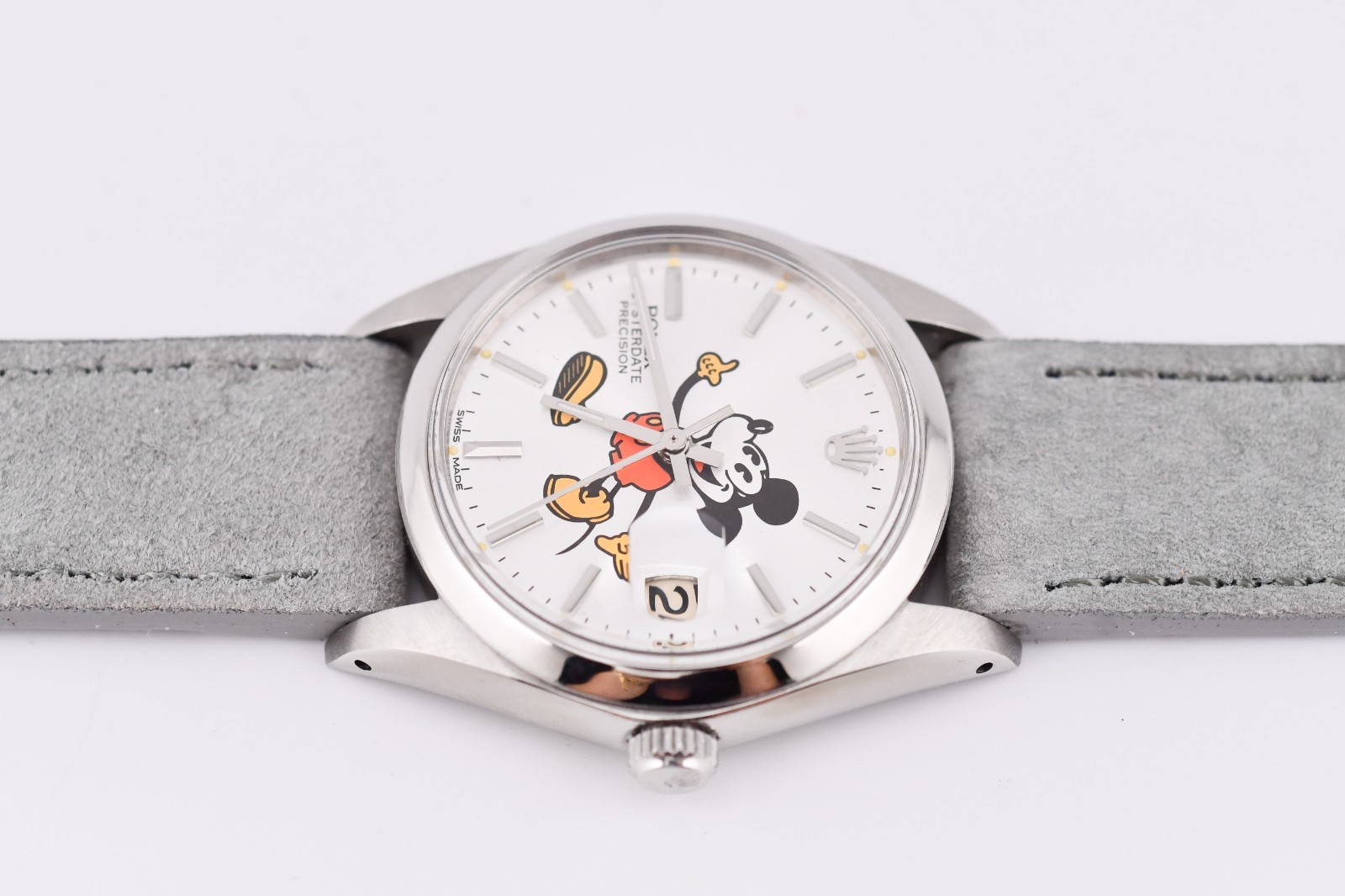 Rolex Oysterdate Precision 6694 Mickey Mouse Dial Manual Winding 1 Year Warranty