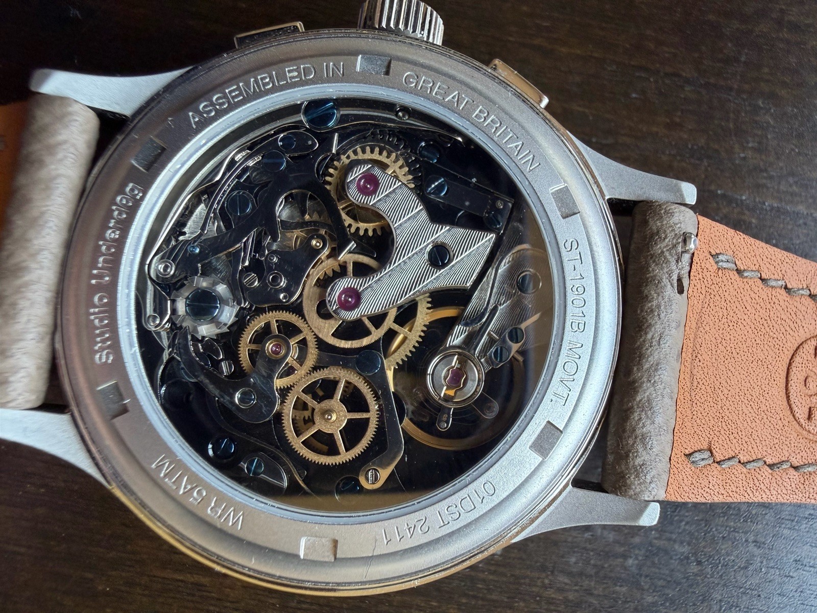 Studio Underd0g Desert Sky Manual Chronograph 38mm – Excellent w/ Box and Papers