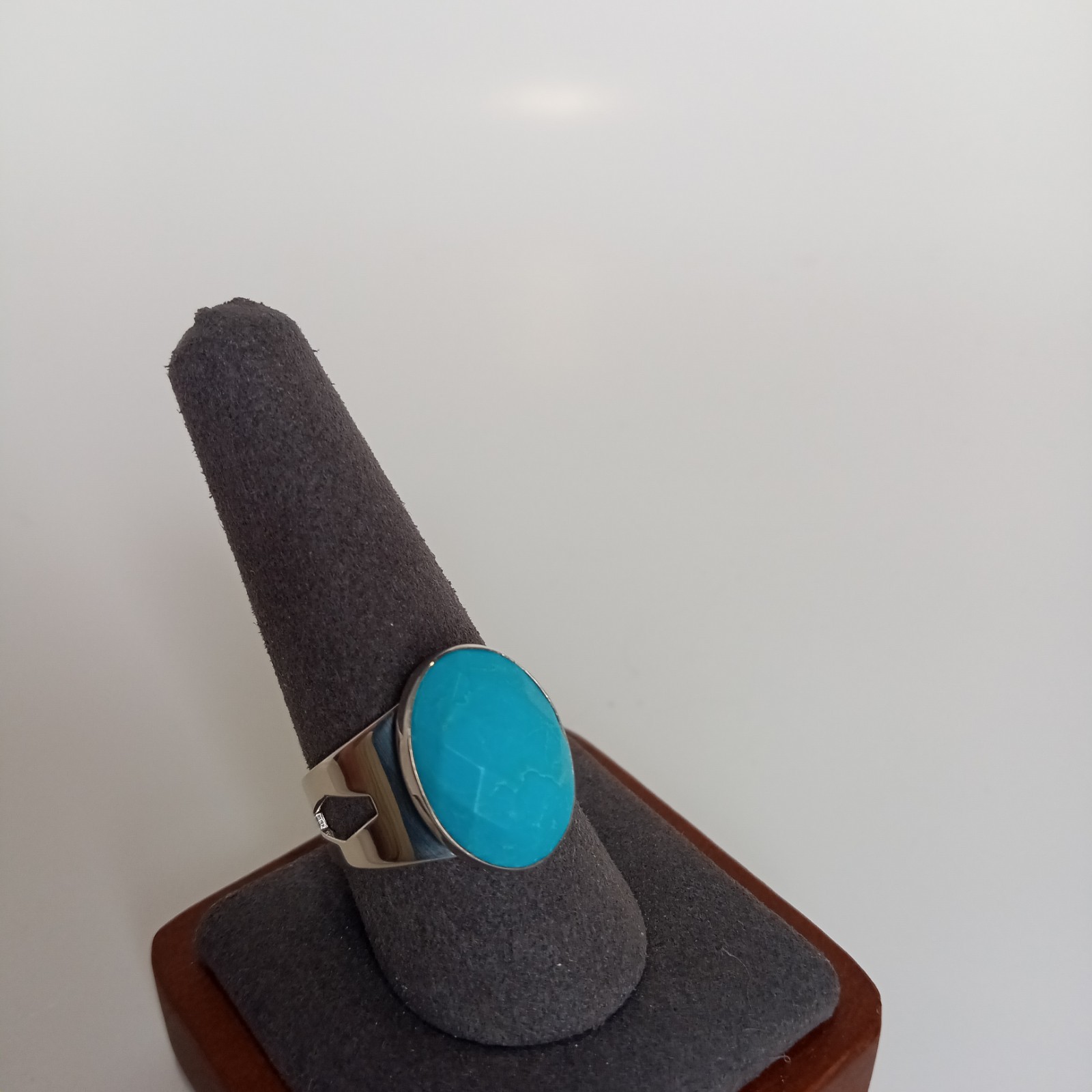 Mens Mine Finds by Jay King DTR Sterling Silver Turquoise Ring Size 10