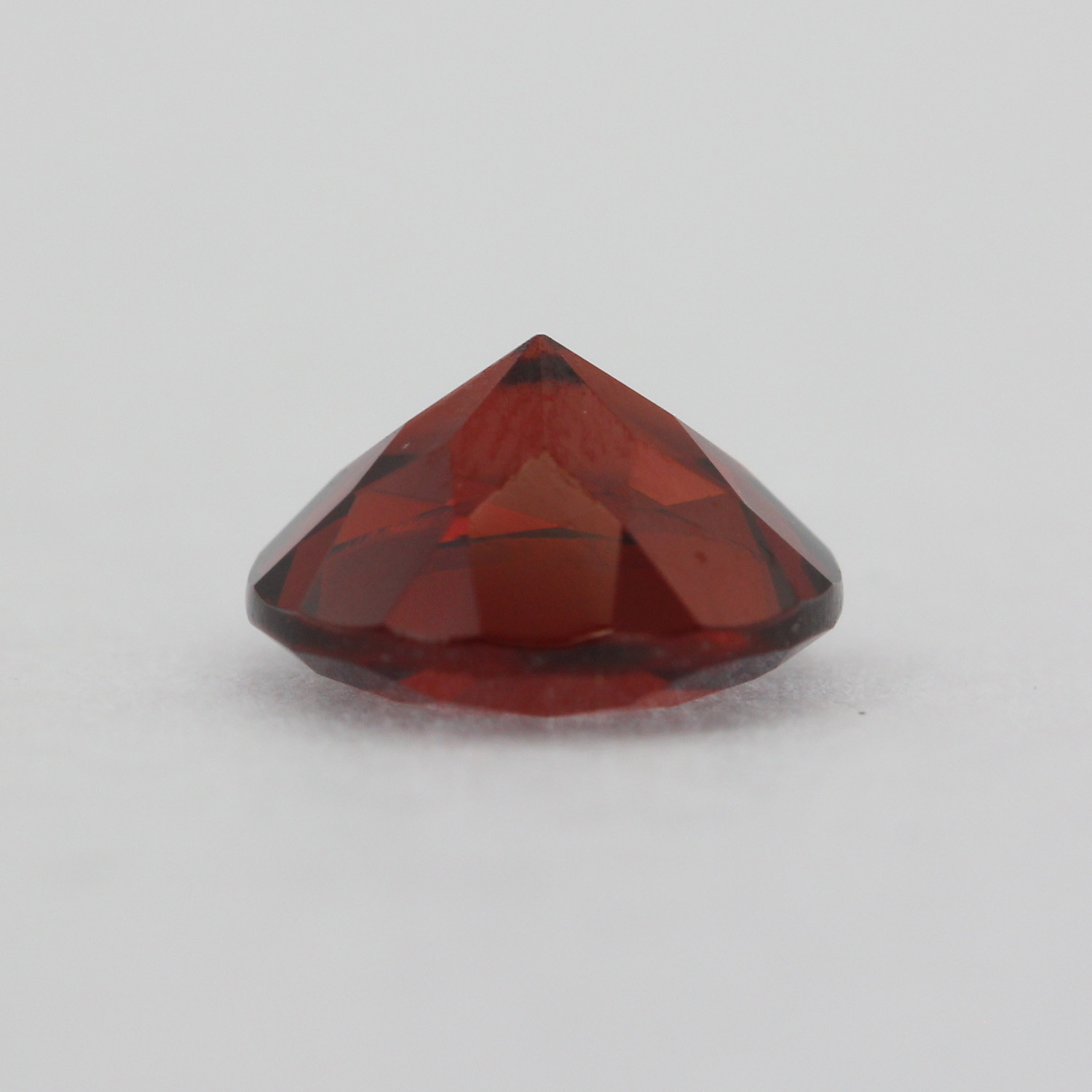 Loose Round Cut Genuine Natural Garnet Stone Single Almandine Red Birthstone