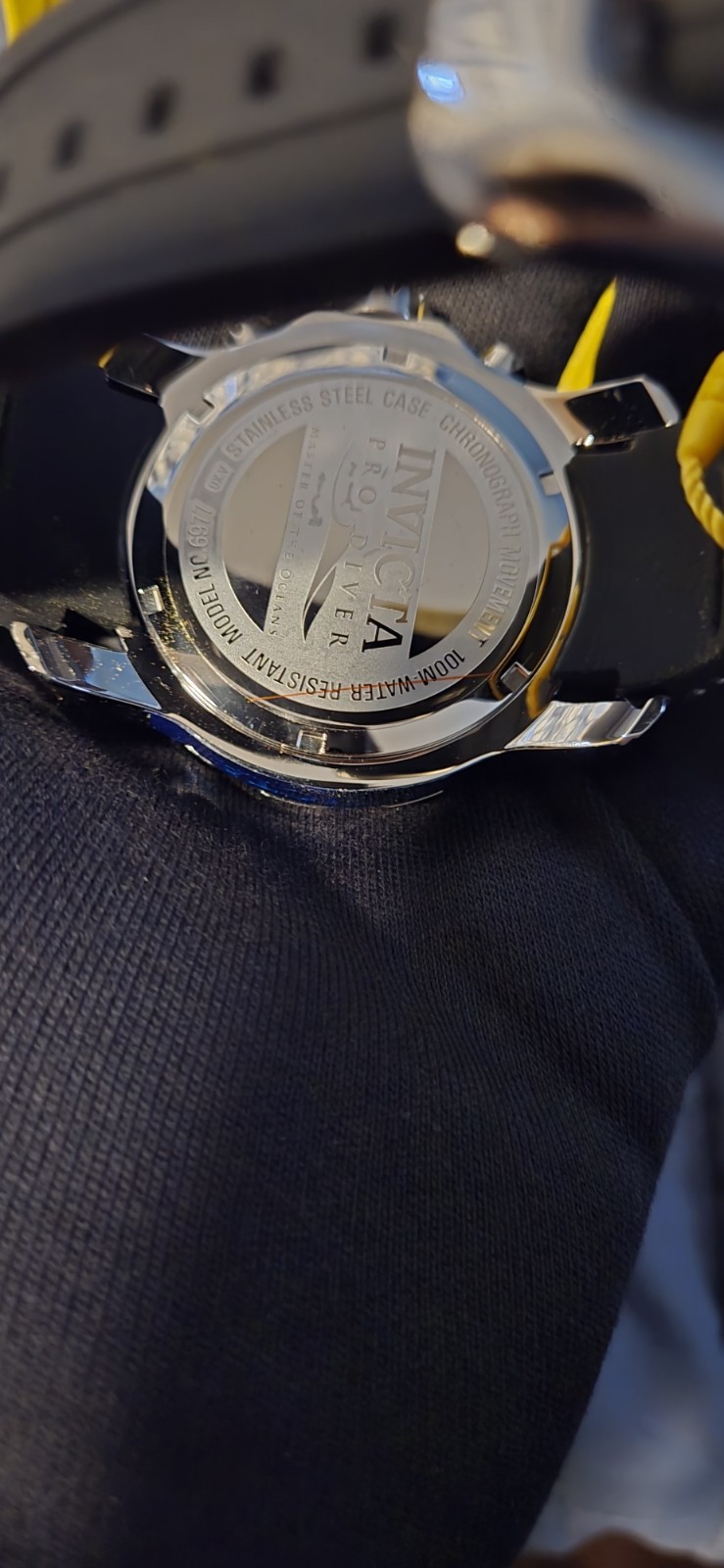 BRAND NEW! Invicta Pro Diver SCUBA Watch – 48mm. Steel, Black (6977)