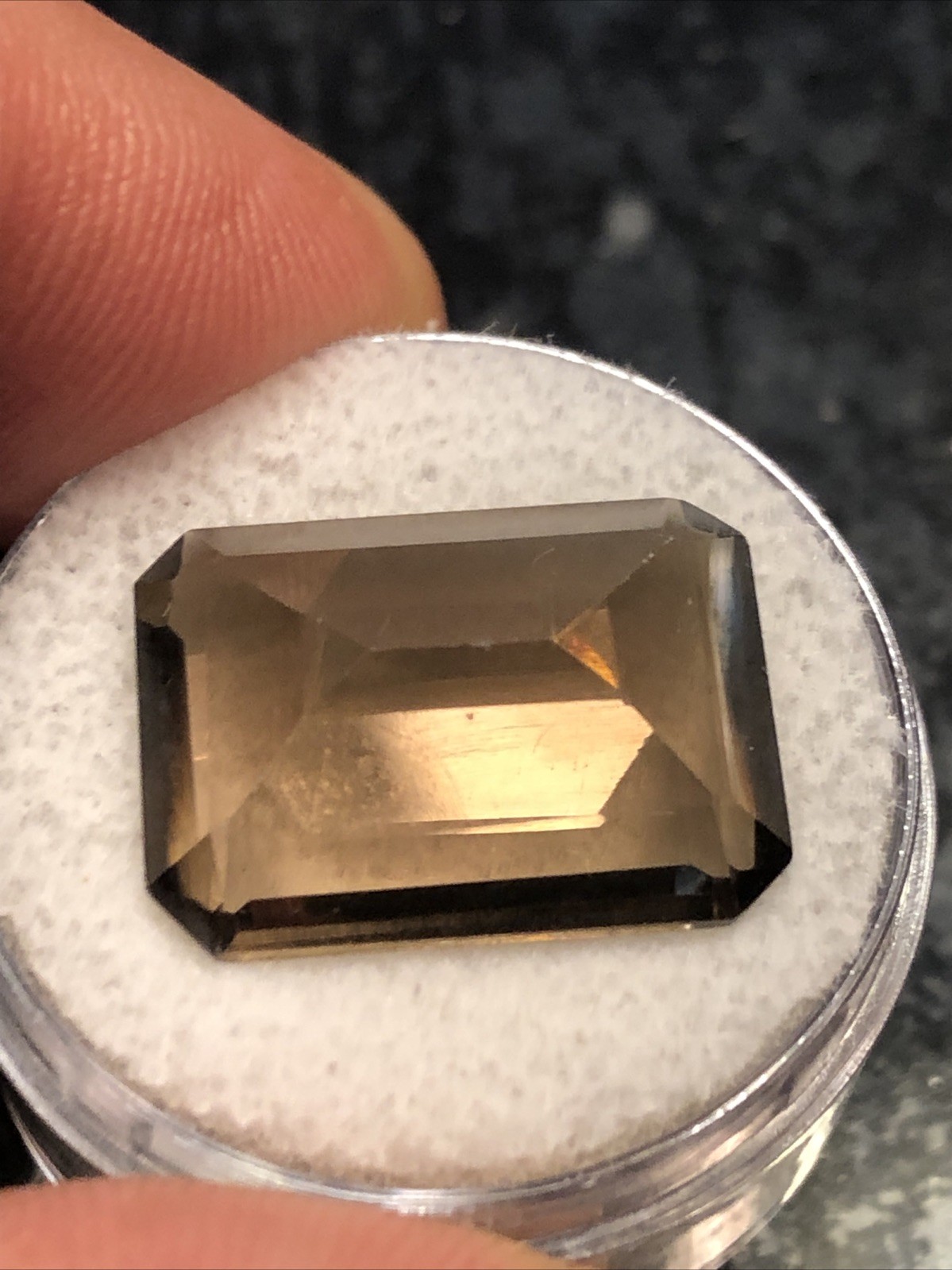 Big 12.5 Carat Natural Smokey Quartz Full Cut Gemstone! Make Your Own Jewelry!