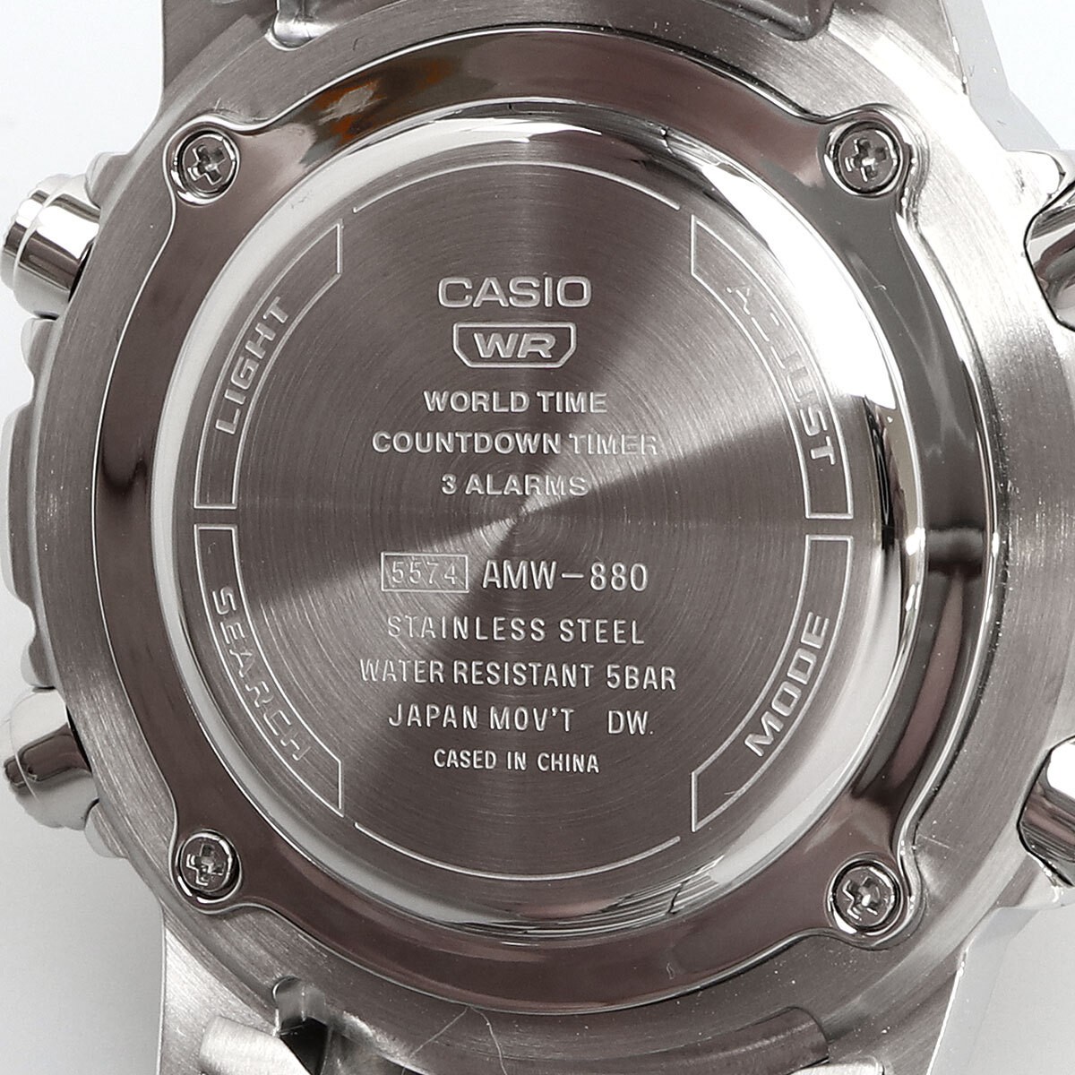 CASIO AMW-880D-2A1V Men’s Ana-Digi World Time Quartz Watch Blue New