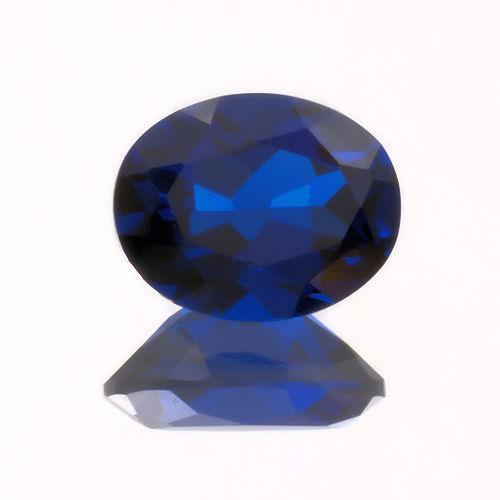 (7x5mm – 12x10mm) Oval Lab Created Dark Blue #113 Spinel