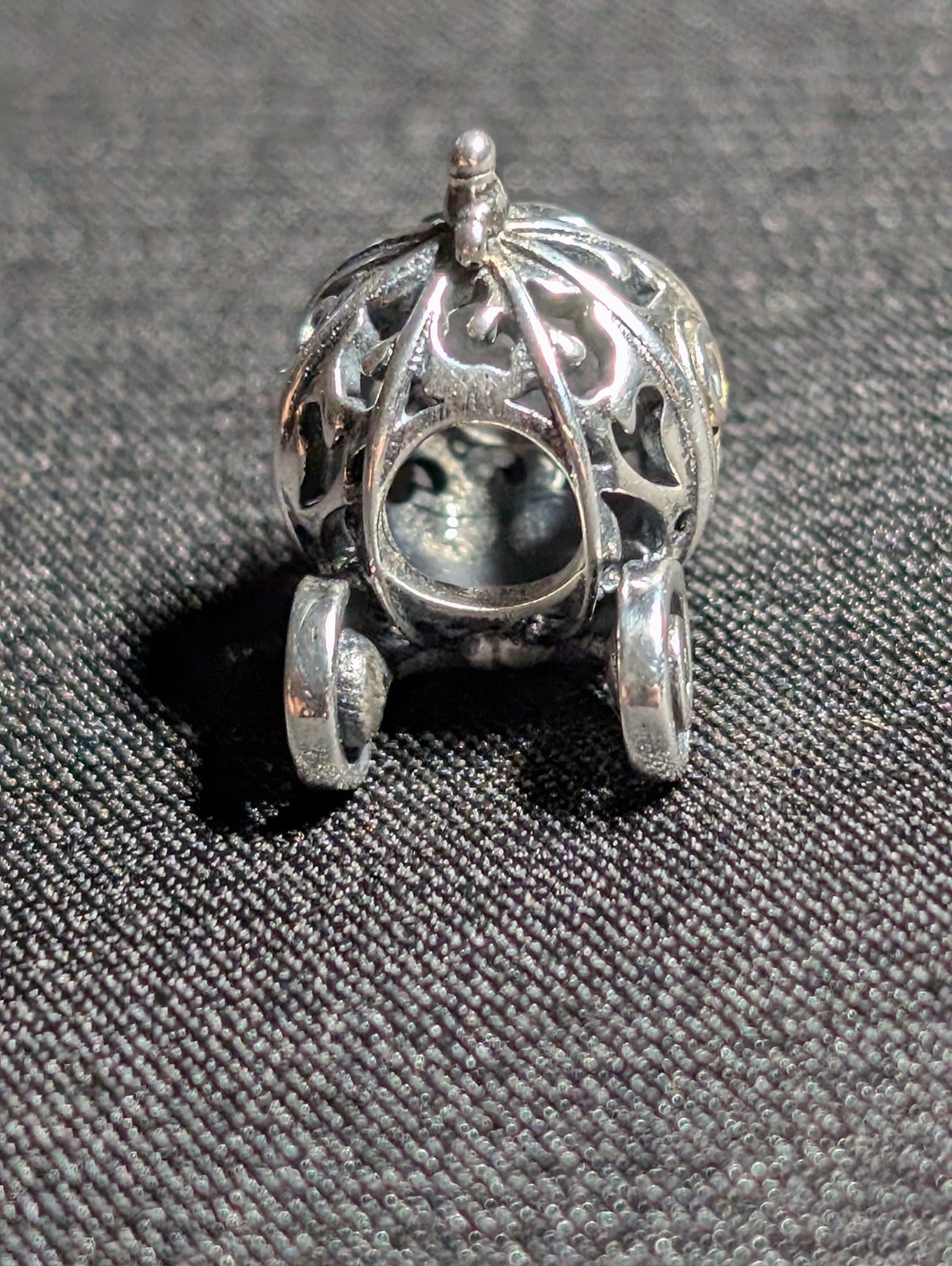 Pre-owned Pandora Disney 100th Anniversary Cinderella Carriage Charm S925 ALE