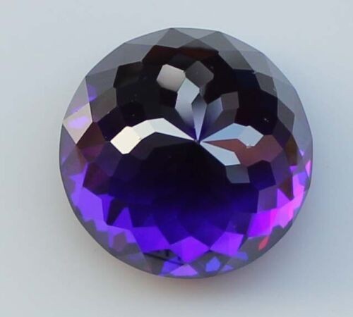 AAA+ 36.90 Ct. Natural Precious Cambodian Purple Zircon Round Cut Loose Gemstone