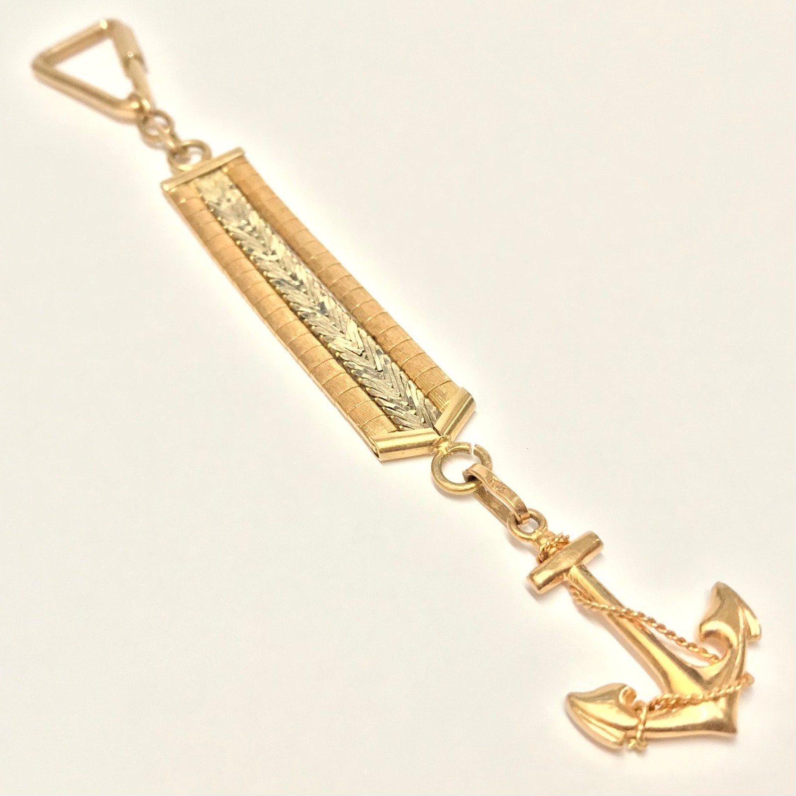18K gold nautical ANCHOR PENDANT