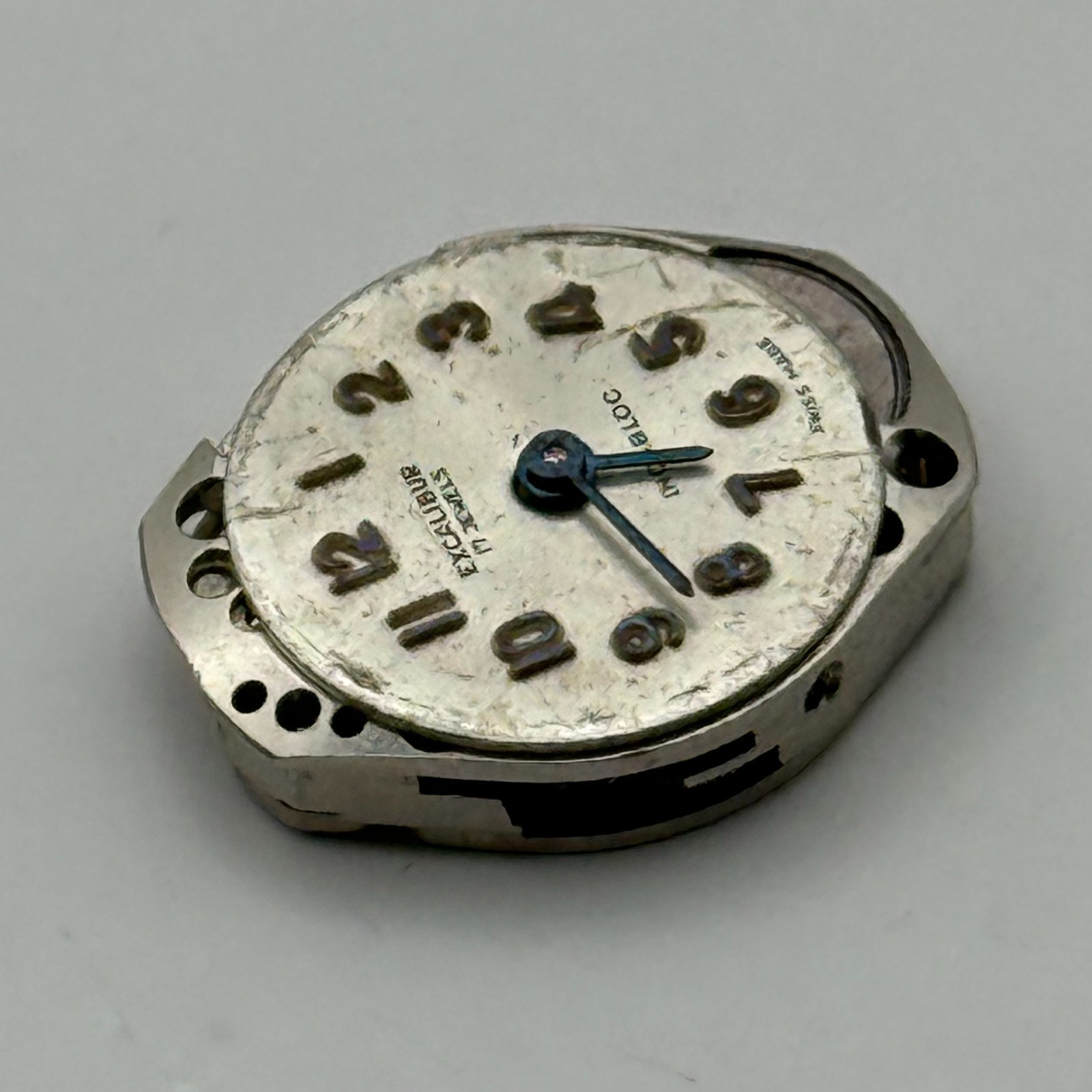FHF 69-21 Watch Movement Excalibur 17 Jewels Swiss Manual Wind Parts 15.3mm