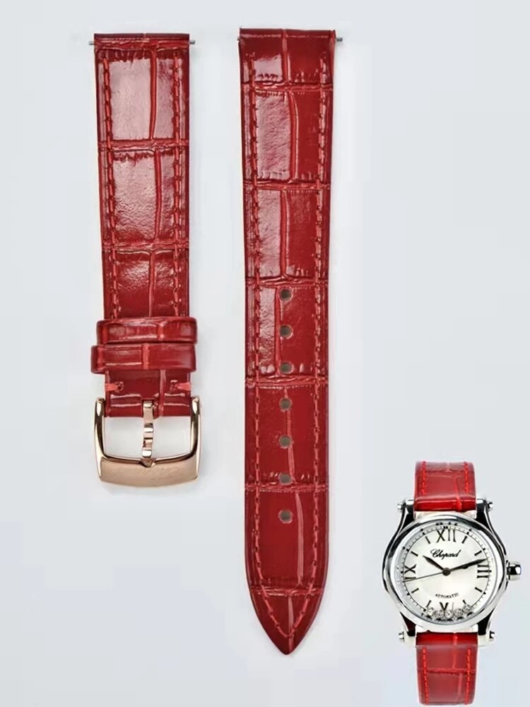 Brand new leather strap 15/18mm suitable for Chopin watch needle buckle luxury-