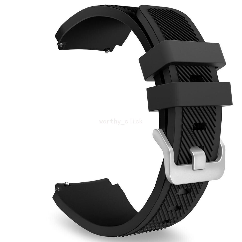 Fossil Gen 5 / Men’s Gen 6 5E Watch Band 22mm Rugged Silicone Sport Watch Strap