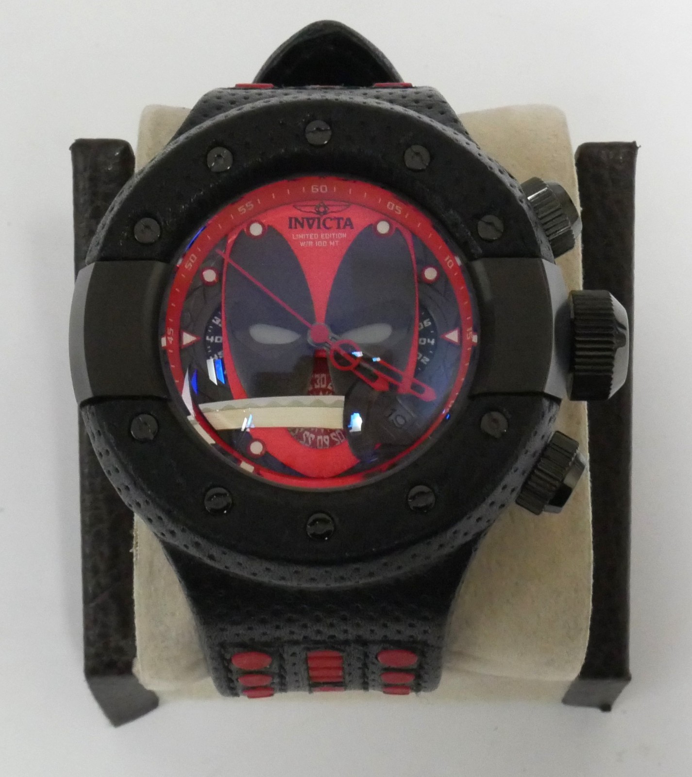 Invicta Marvel 52mm Deadpool S1 Rally Limited Edition Quartz Chronograph Watch