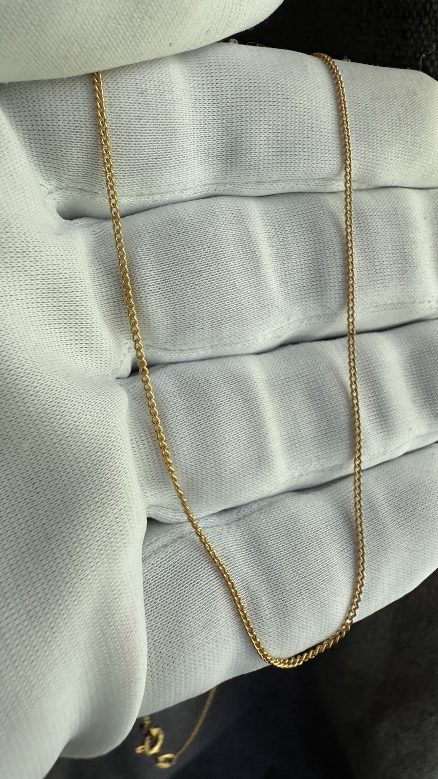Chic Vintage Original USSR Gold 583 14k Chain with Tags 50,5cm 2,19 g