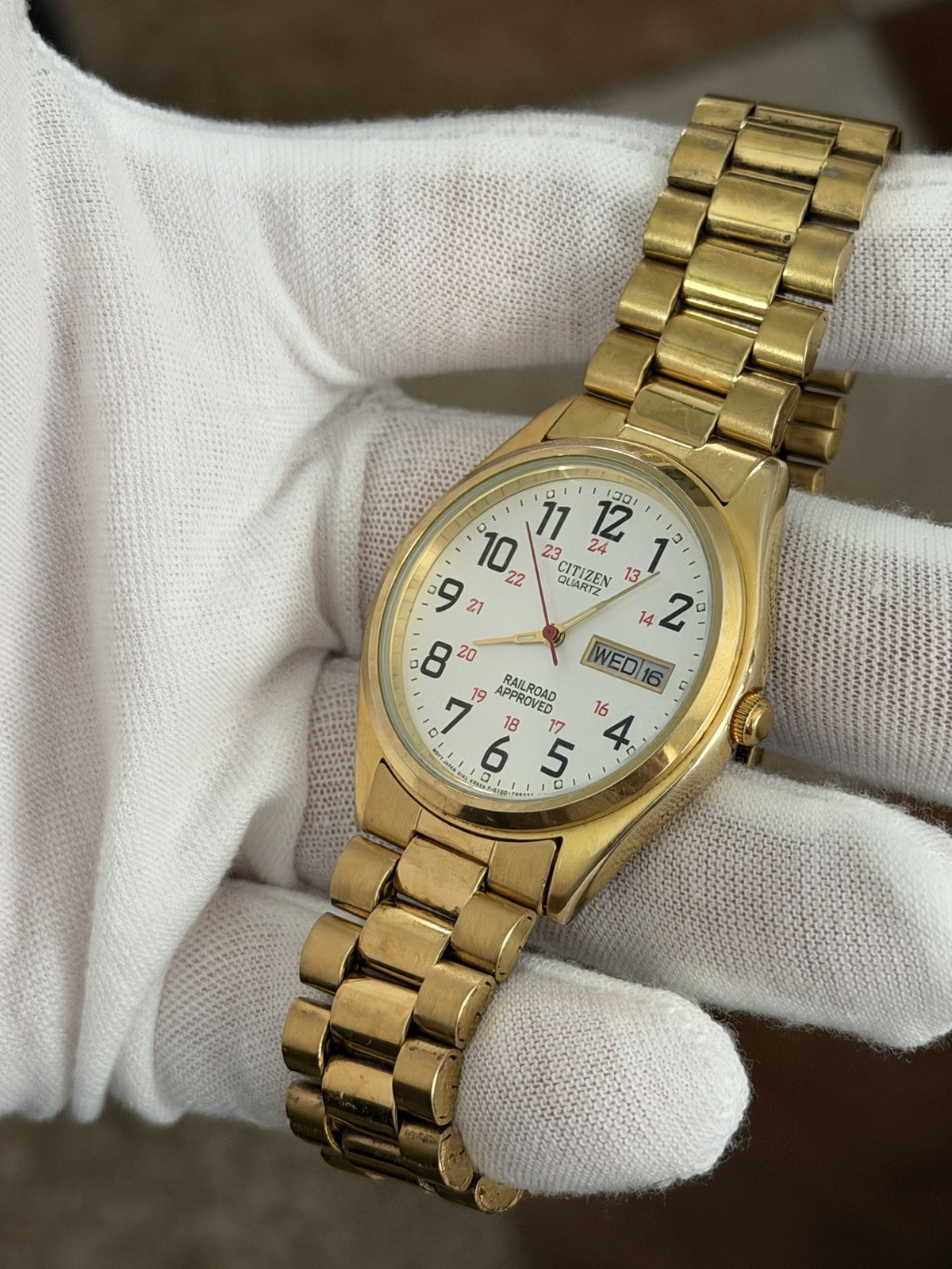 Rare Vintage Citizen Railroad Approved Men’s Classic Dress Watch JDM 1980s