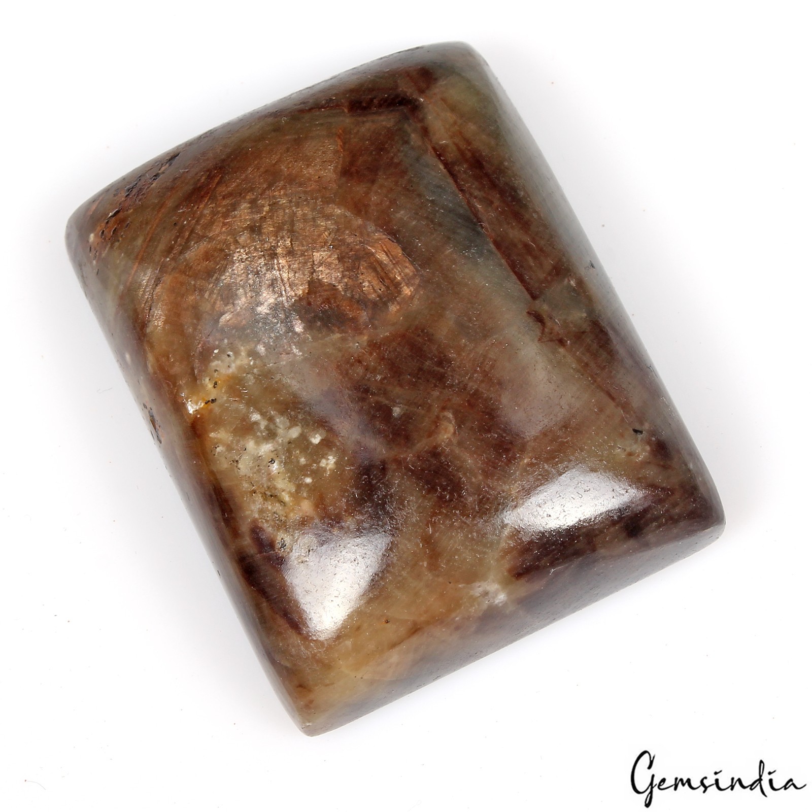 Huge 760 Ct Natural Brown Sapphire Untreated Loose Rectangular Cabochon Gemstone