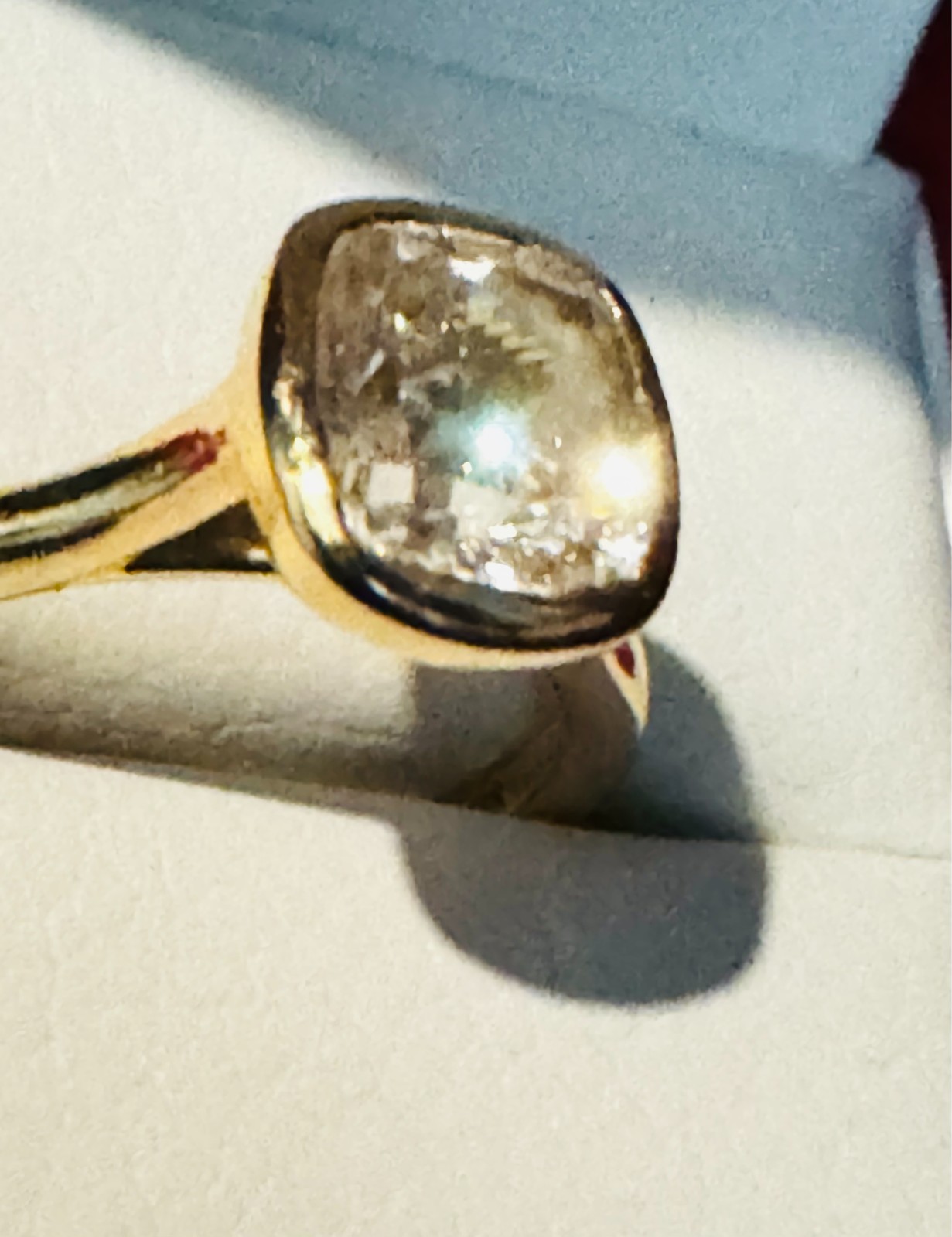 2.51ct GIA CERTIFIED 18K YELLOW GOLD ENGAGAGMENT RING – Size 6 🔥