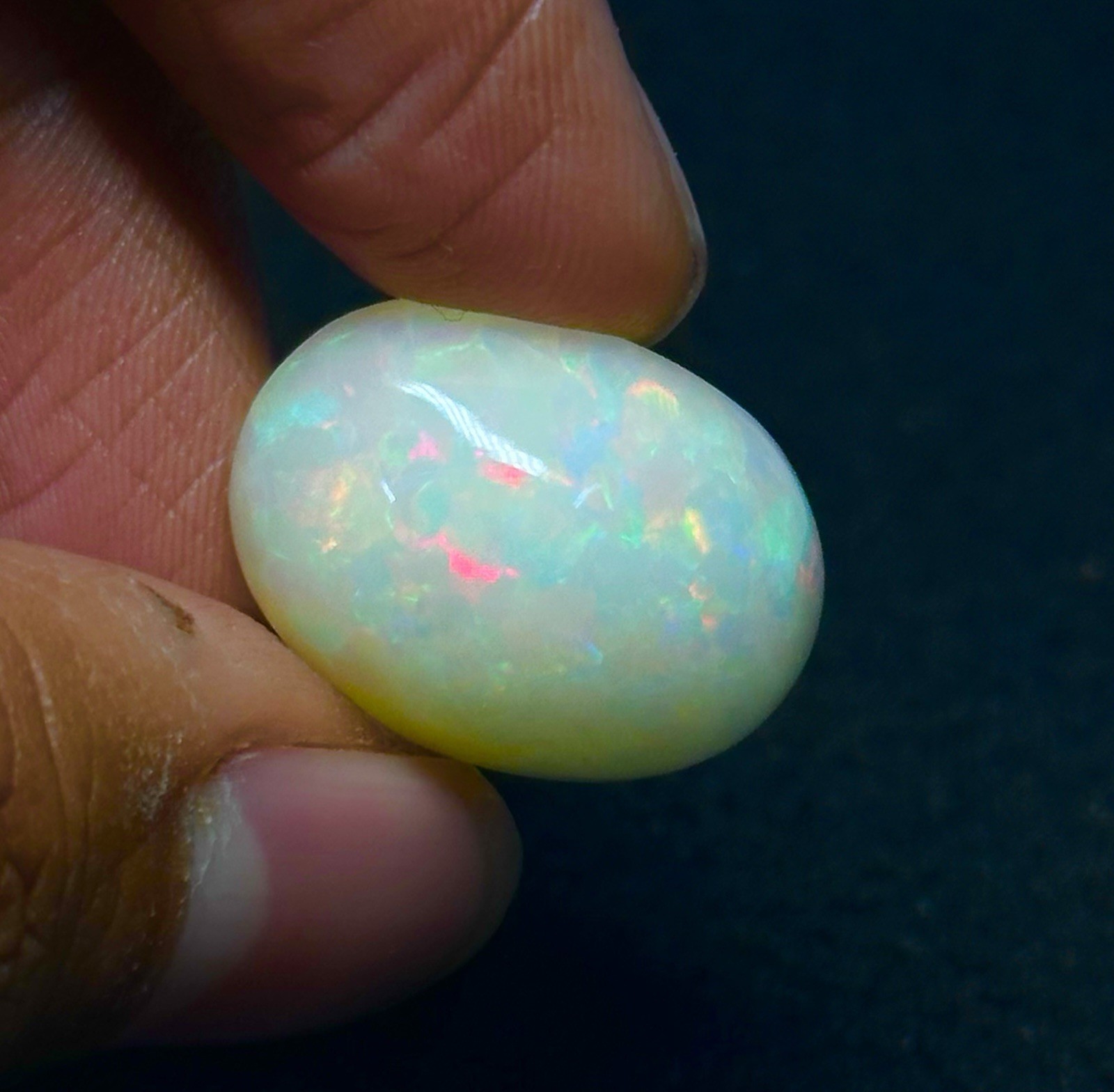 Multi Color Opal Cabochon 17.70 cts High-Quality Gemstone Use for Making Jewelry