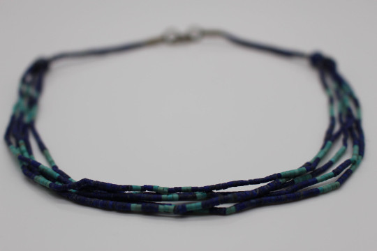 Lapis Türkis Jade Heishi Mix Kette 1-5-10 Strang Handarbeit Naturstein Heilstein