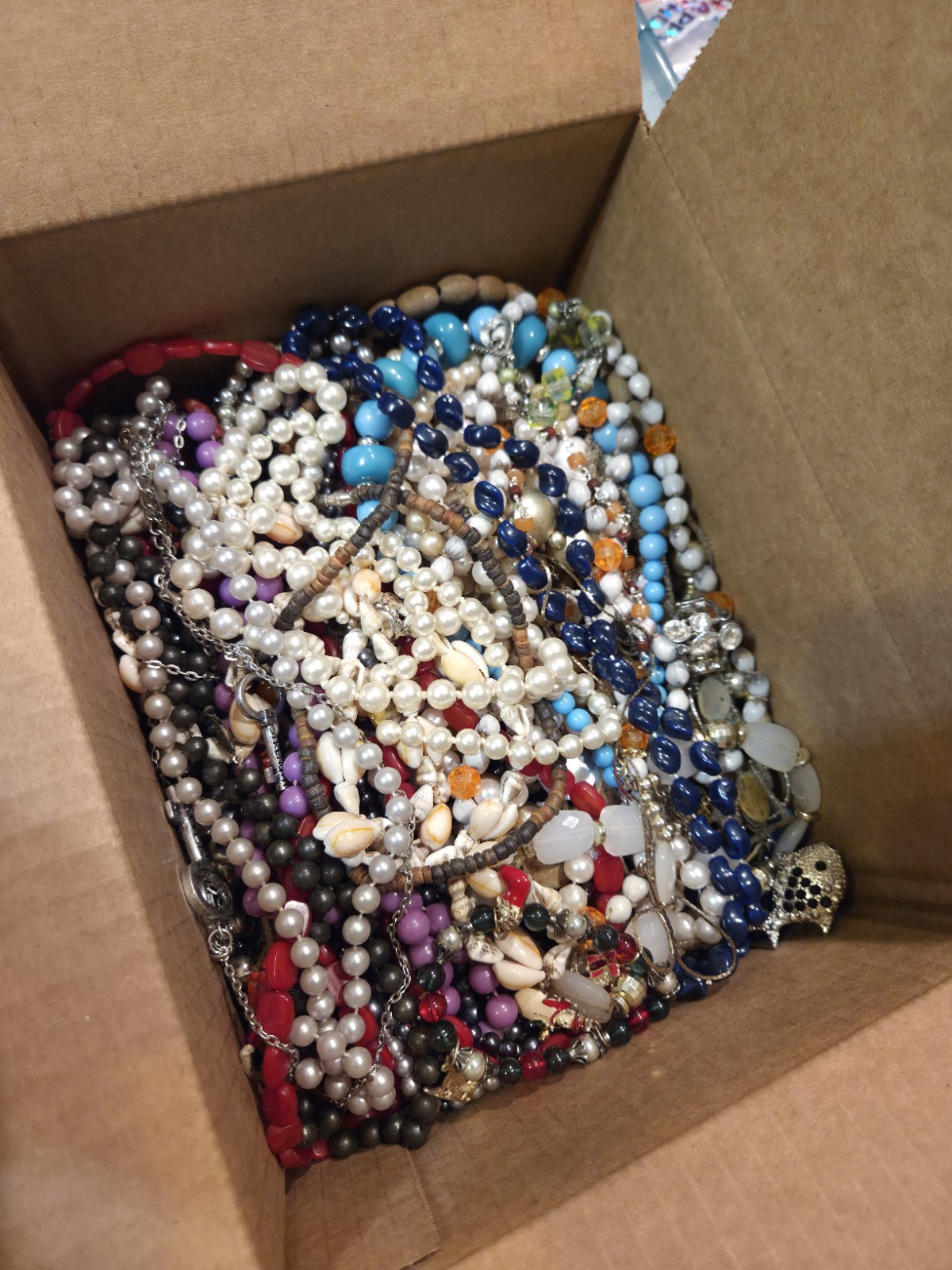 12.8 LBS All Wearable Jewelry Lot Vintage to Modern Necklaces Bracelets