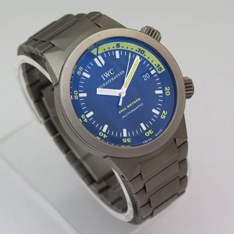 IWC Aquatimer 2000 ref IW3538-03 Titanium 42mm Automatic Pro-Diver Wristwatch