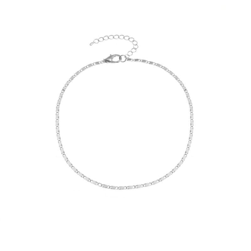 Stainless Steel Waterproof Adjustable Chain Anklet Ankle Bracelet Beach Jewelry