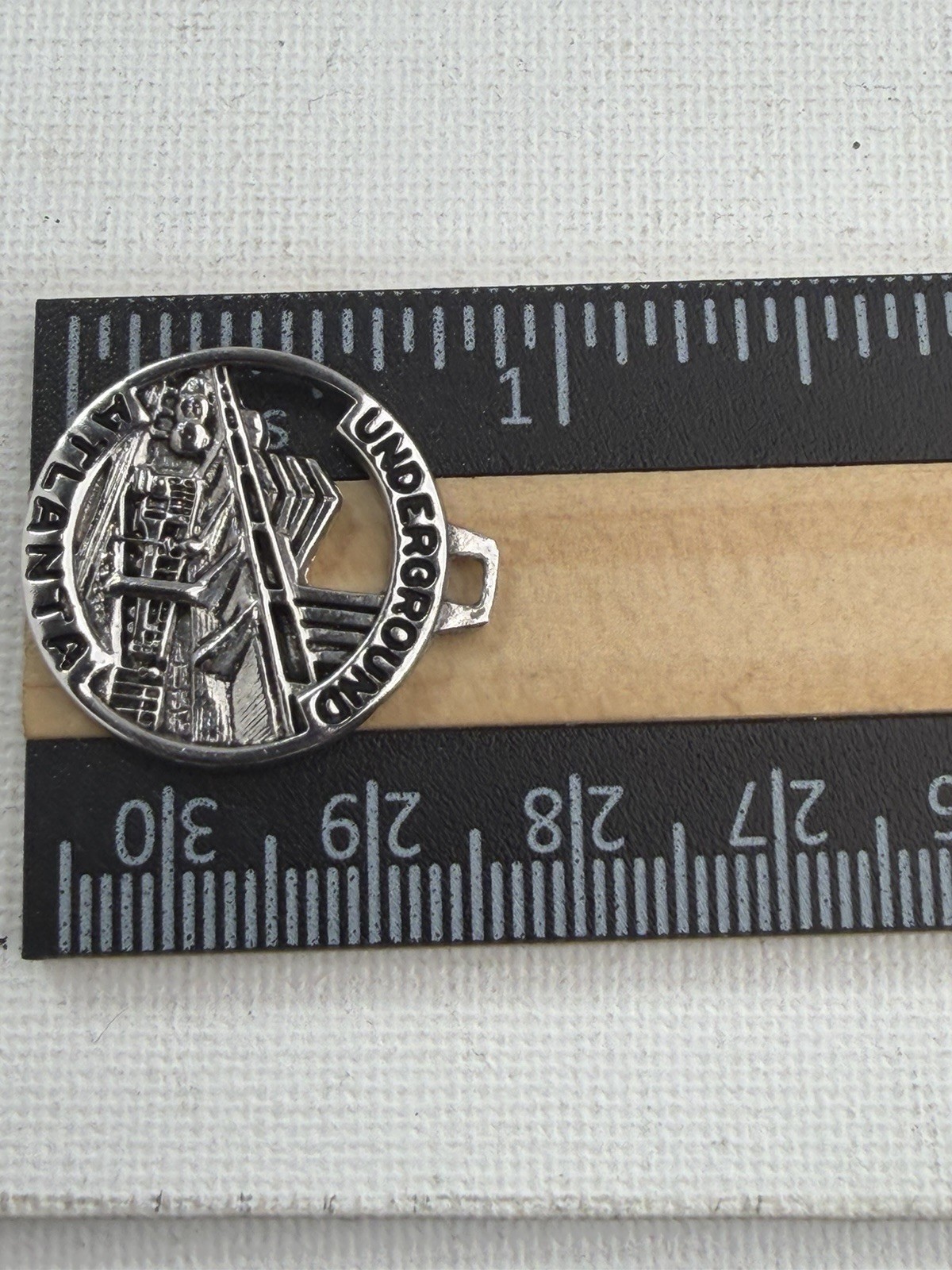 Vintage Underground Atlanta Kinney Sterling Silver Charm Pendant