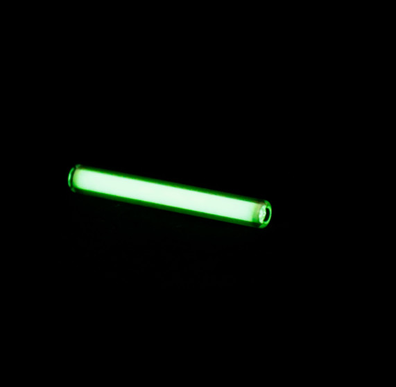2PCs 3X22.5mm Green Tube Night Luminous 25 Years Life Tube Singal Lamp Tube
