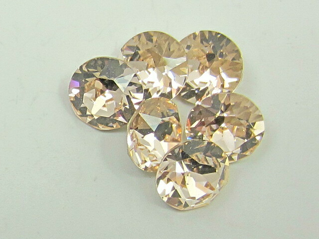 1gr. 24pp SILK FOILED POINTED BACK European Rhinestones
