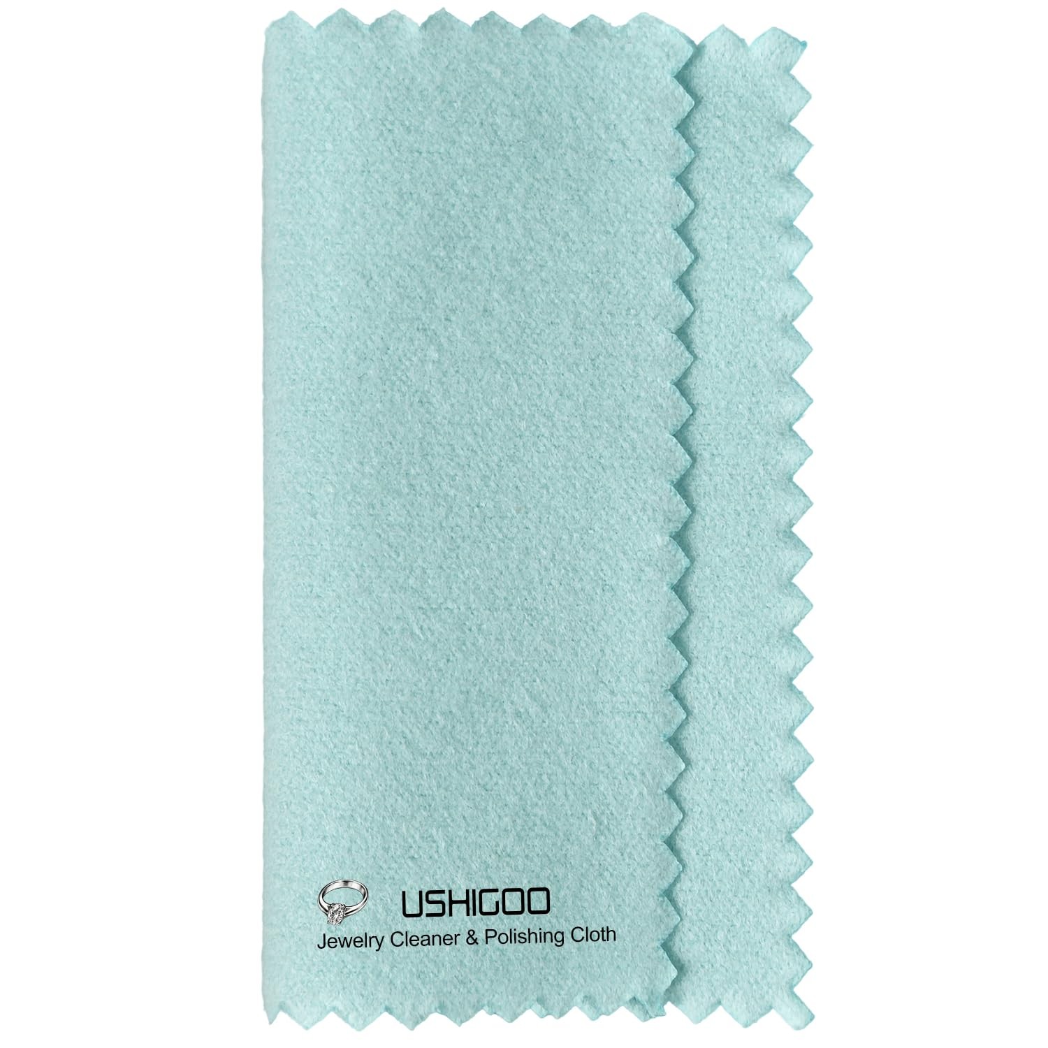 50pcs Silver Gold Platinum Jewelry Cleaning Polishing Cloth Easy Carry