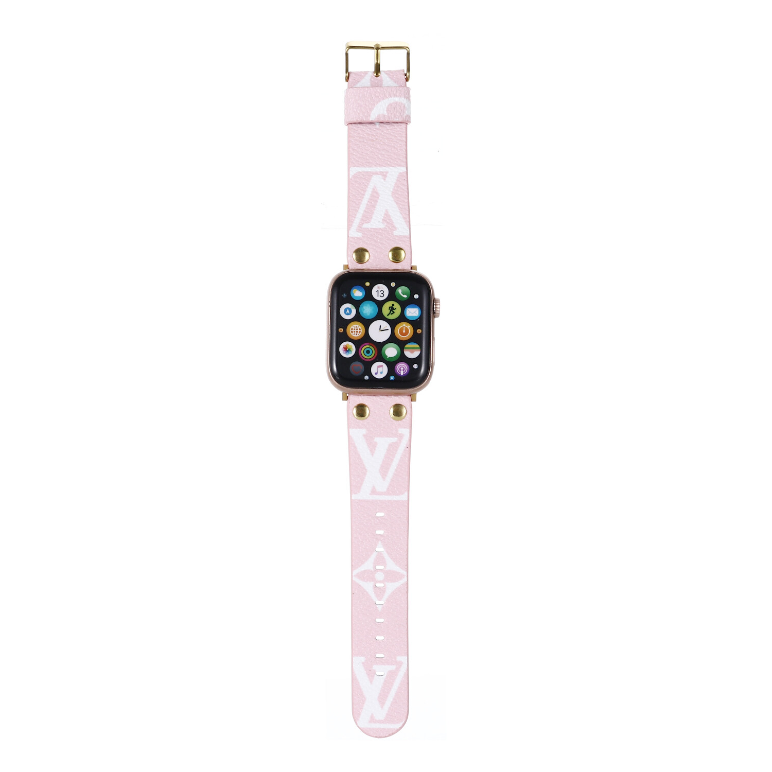 For Apple Watch Series 9/8/7/6/5/4 45mm 41mm 44mm 40mm SE Luxury Leather Strap