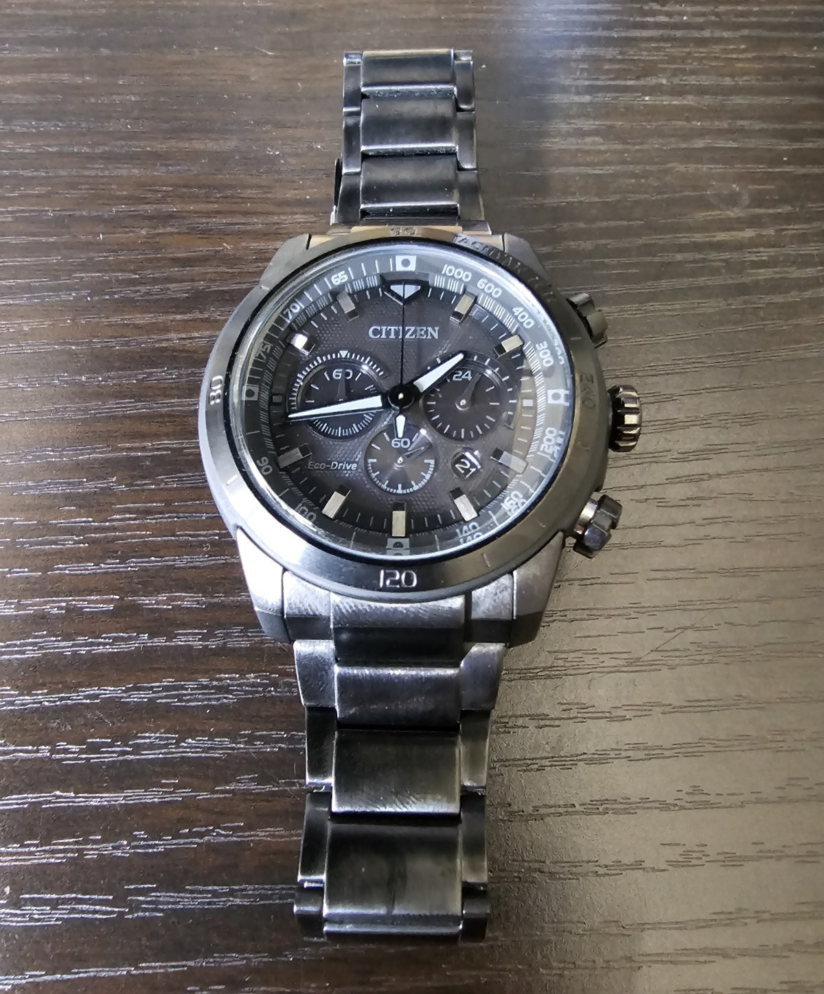 Citizen Eco-Drive Ecosphere CA4184-81E Chronograph Black Men’s Watch 48mm