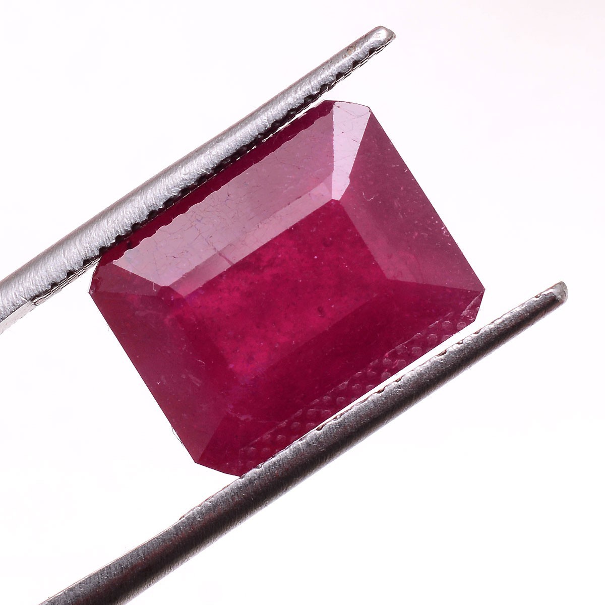 11.40 Ct Natural Mozambique Ruby High Grade Cushion Cut Vivid Red Loose Gemstone